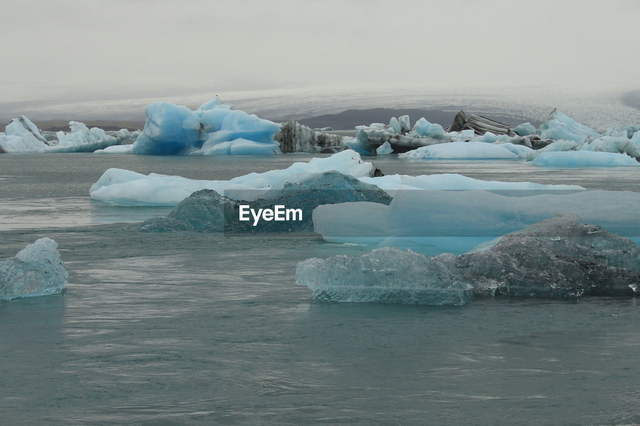 FROZEN SEA AGAINST SKY