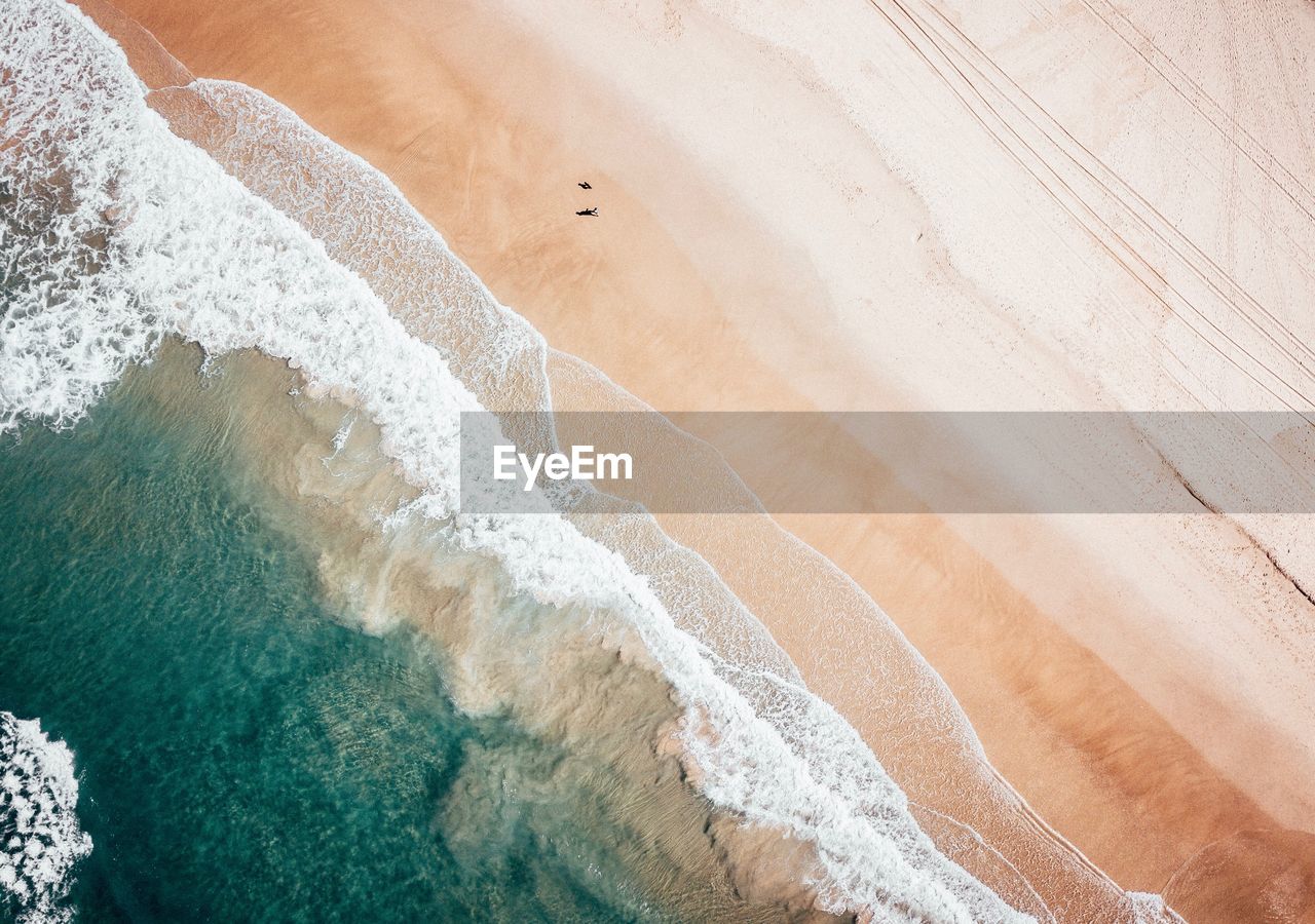 Aerial view of beach