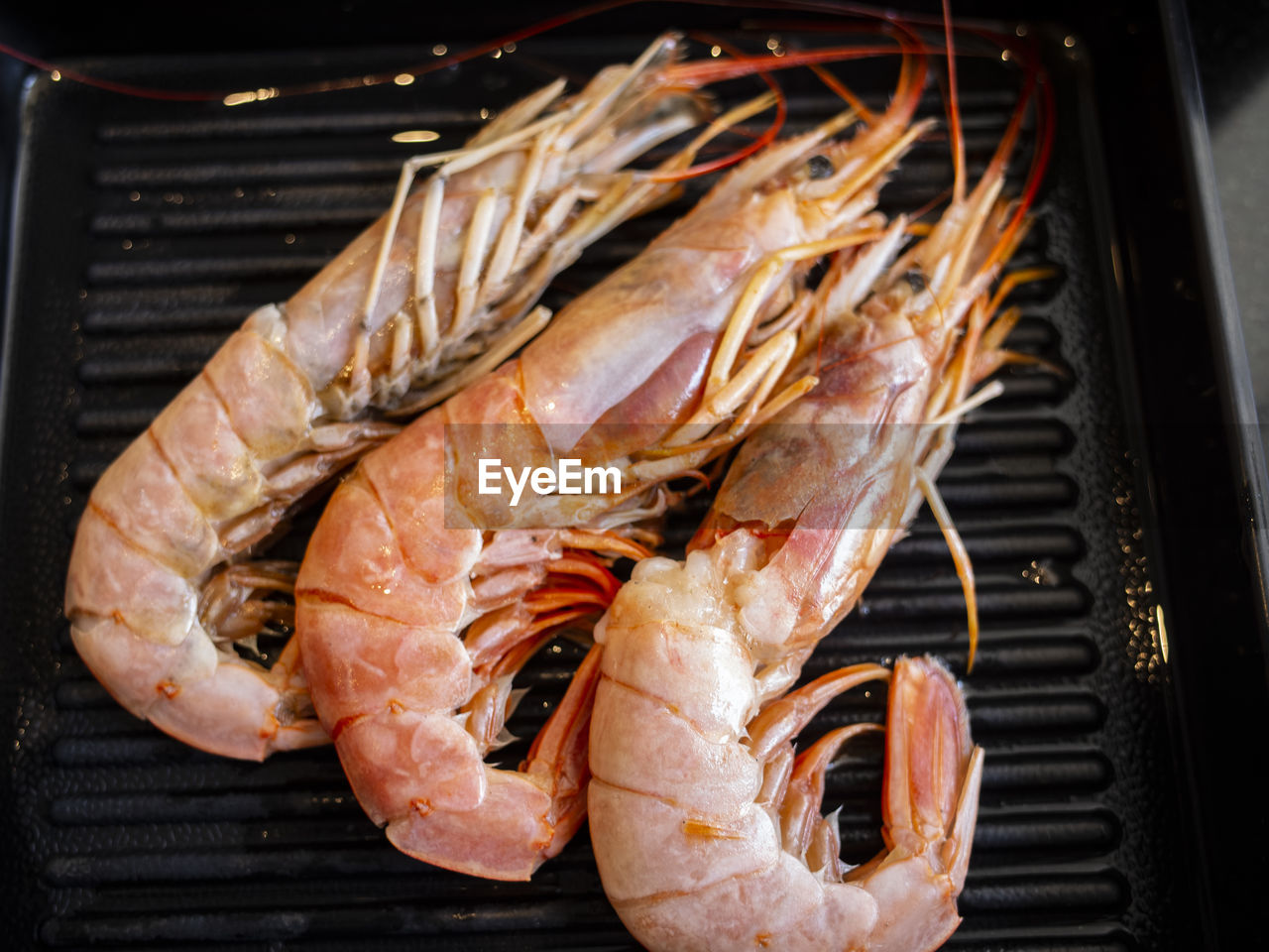 HIGH ANGLE VIEW OF MEAT ON BARBECUE