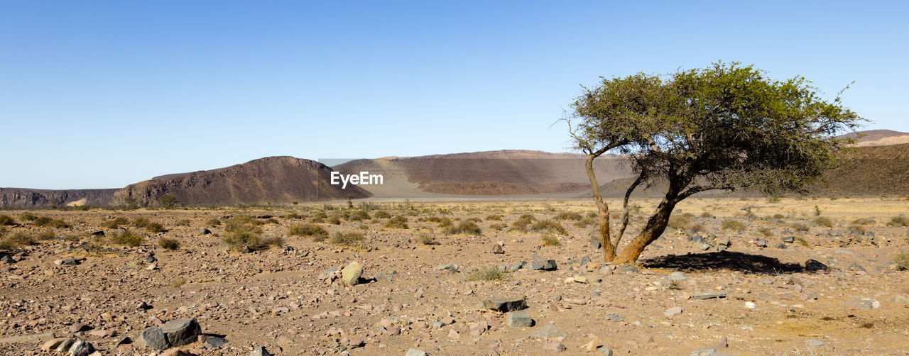 The desolate and remote environment of damaraland, part of the erongo region in namibia