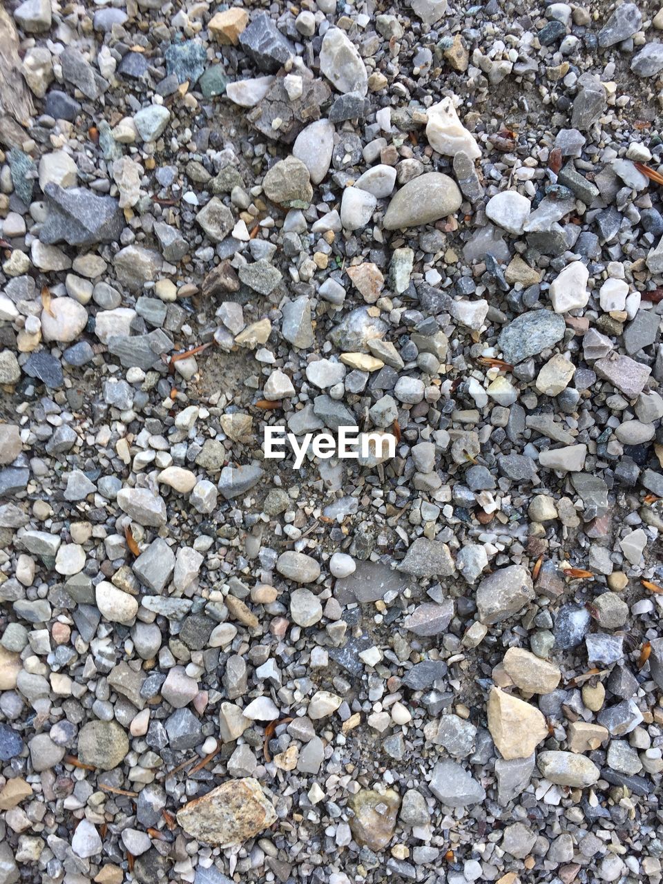 CLOSE-UP OF PEBBLES ON BEACH