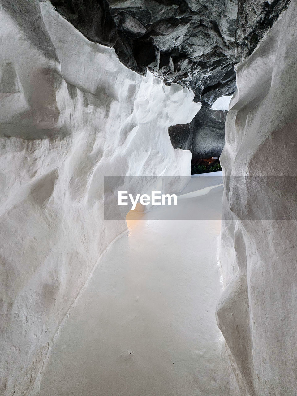 ice, water, nature, beauty in nature, snow, ice cave, scenics - nature, environment, cold temperature, winter, freezing, rock, travel, cave, frozen, waterfall, outdoors, travel destinations, white, landscape, no people, non-urban scene, sports, glacier, rock formation, river, day, adventure, formation, tourism, melting