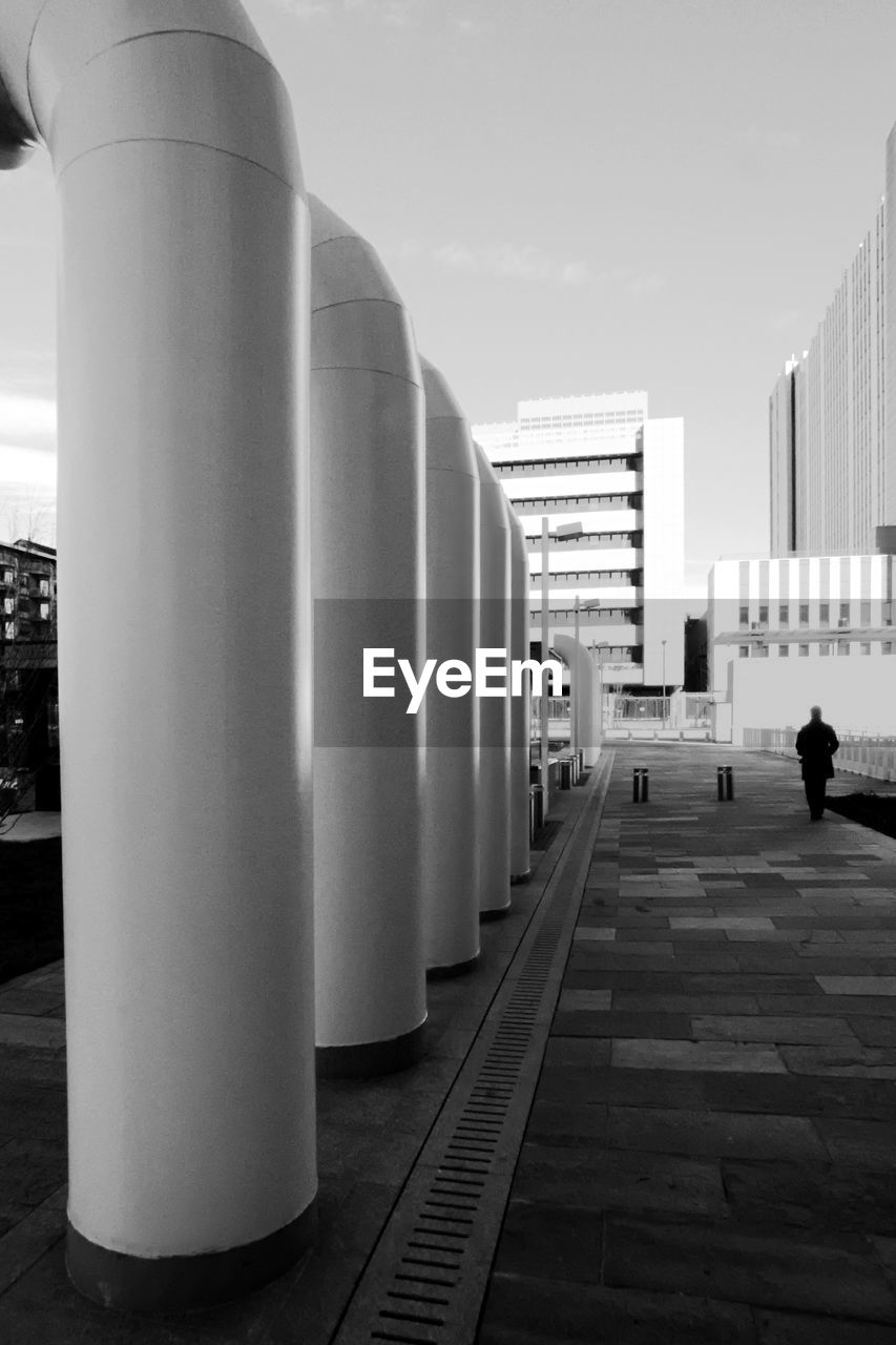 MODERN BUILDING AGAINST SKY