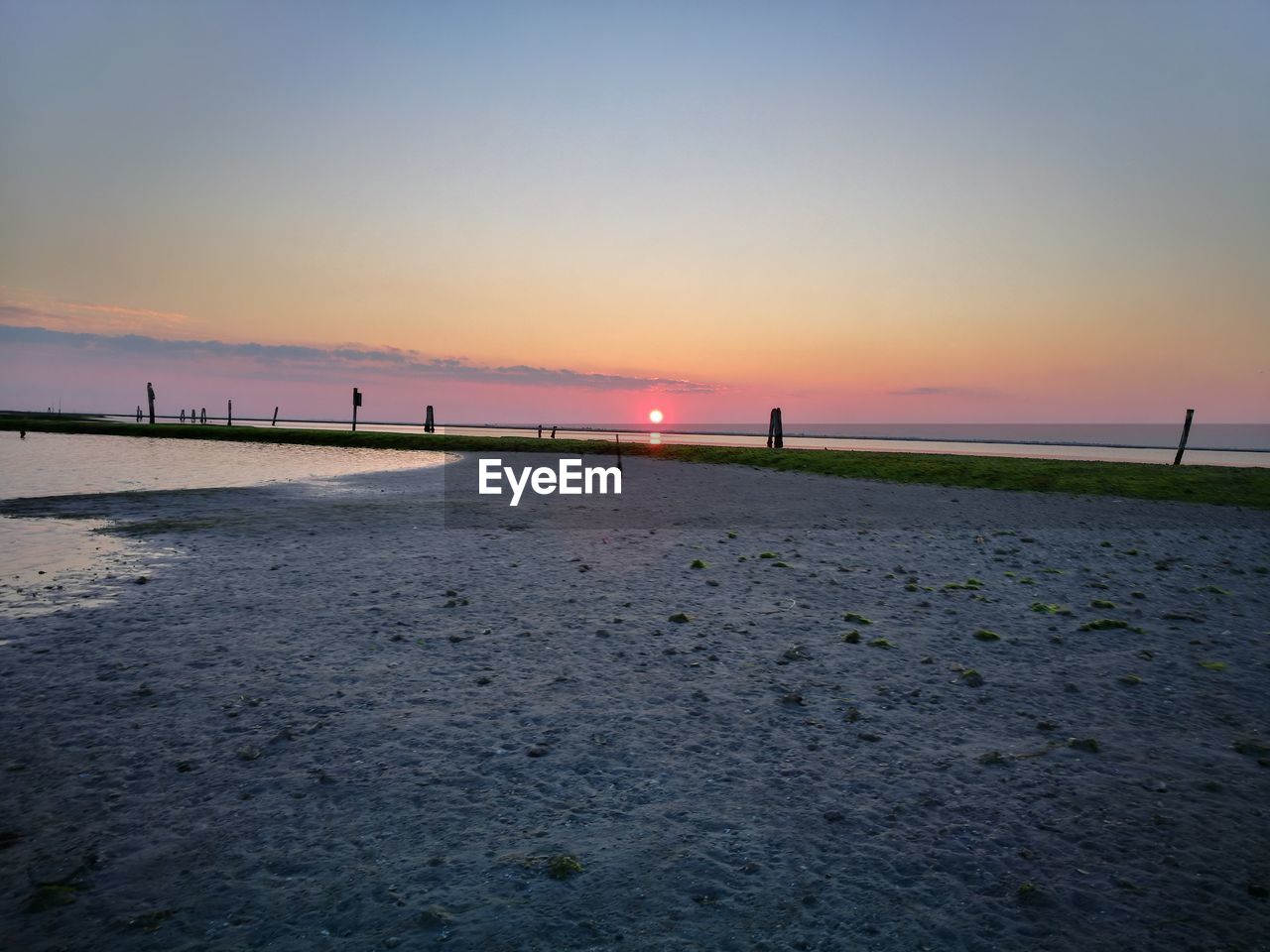 SCENIC VIEW OF BEACH AGAINST CLEAR SKY