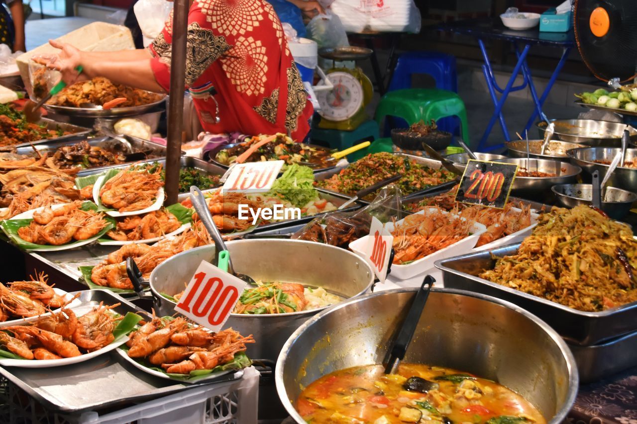 VIEW OF FOOD FOR SALE AT MARKET