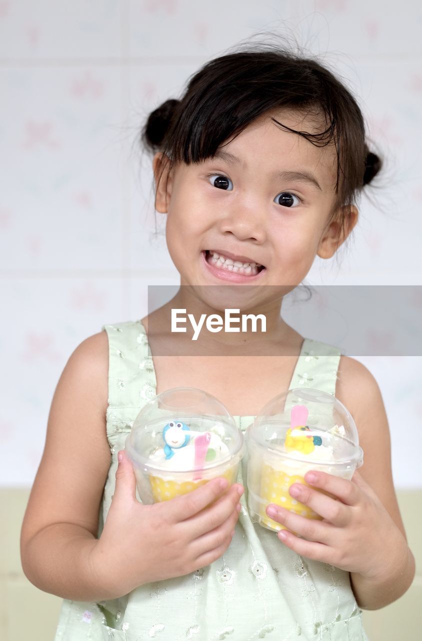 Portrait of a smiling girl