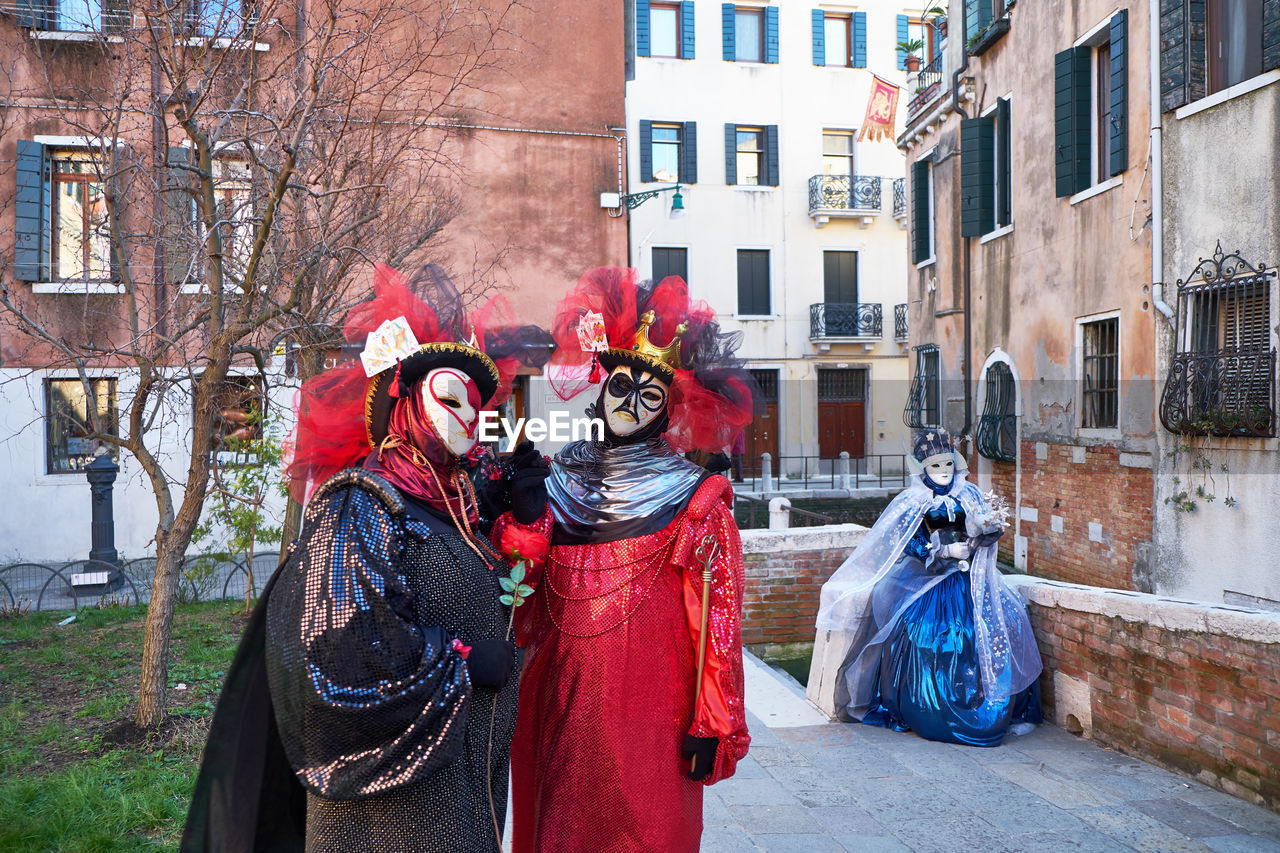 Venice, italy - february 10, 2018 people at venice carnival