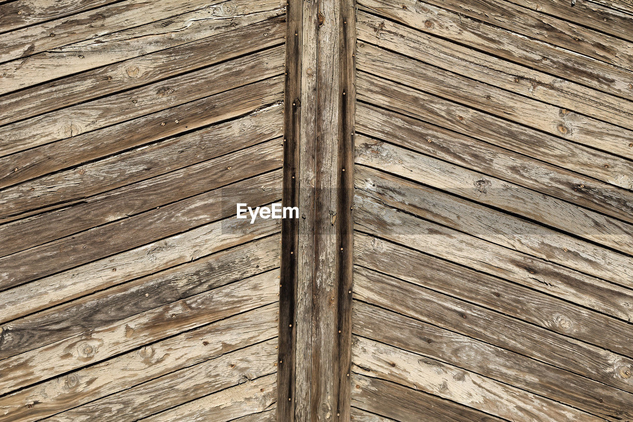 wood, full frame, backgrounds, pattern, textured, no people, plank, close-up, wood grain, architecture, built structure, floor, day, brown, hardwood, outdoors, weathered, old, wood flooring, boardwalk, flooring, rough, wood paneling, wall, repetition, nature, lumber, floorboard