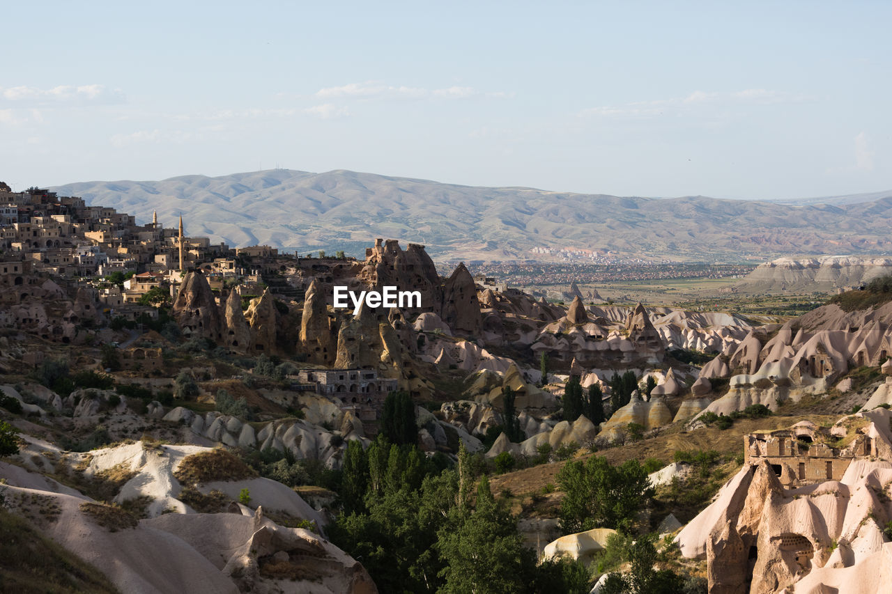 AERIAL VIEW OF ROCK FORMATIONS