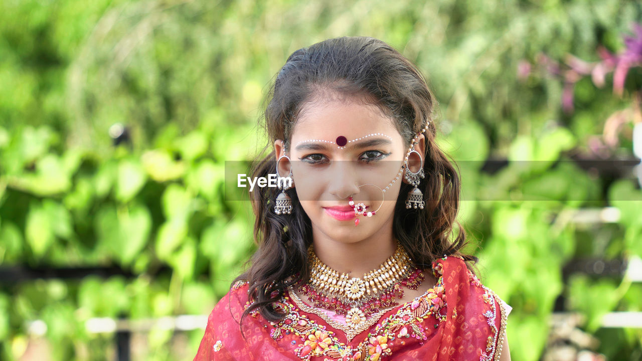 A face of hindu goddess durga. goddess durga face for happy navratri