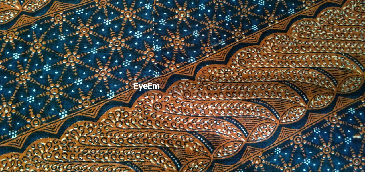 Indonesian batik fabric patterb