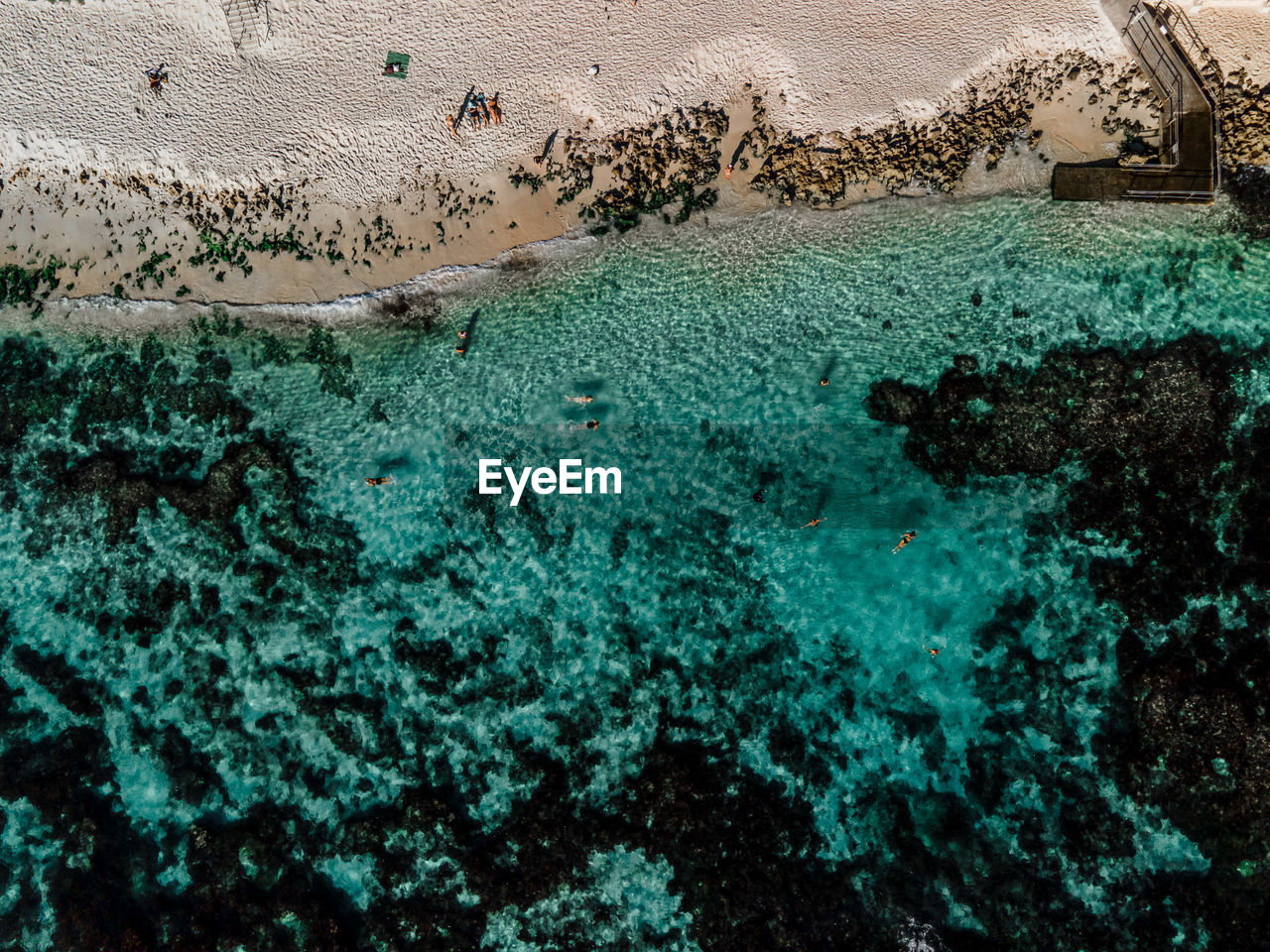 VIEW OF SEA WAVES ON BEACH