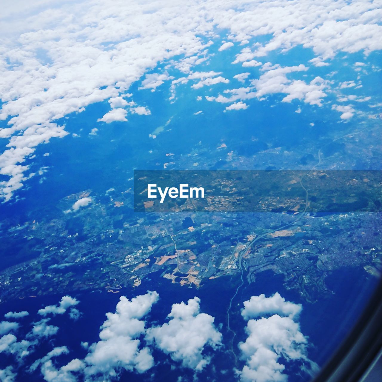 AERIAL VIEW OF CLOUDS IN SKY