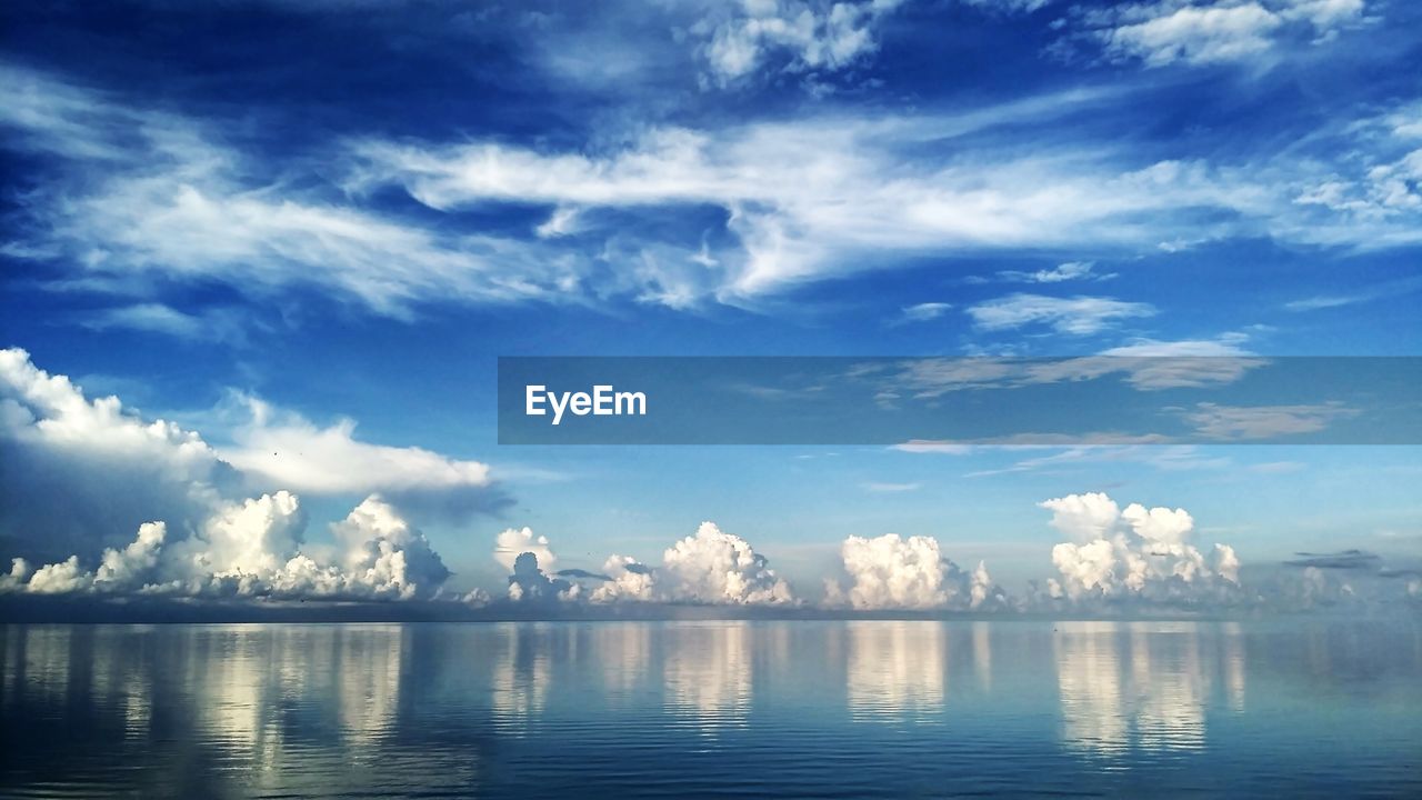 REFLECTION OF CLOUDS IN WATER