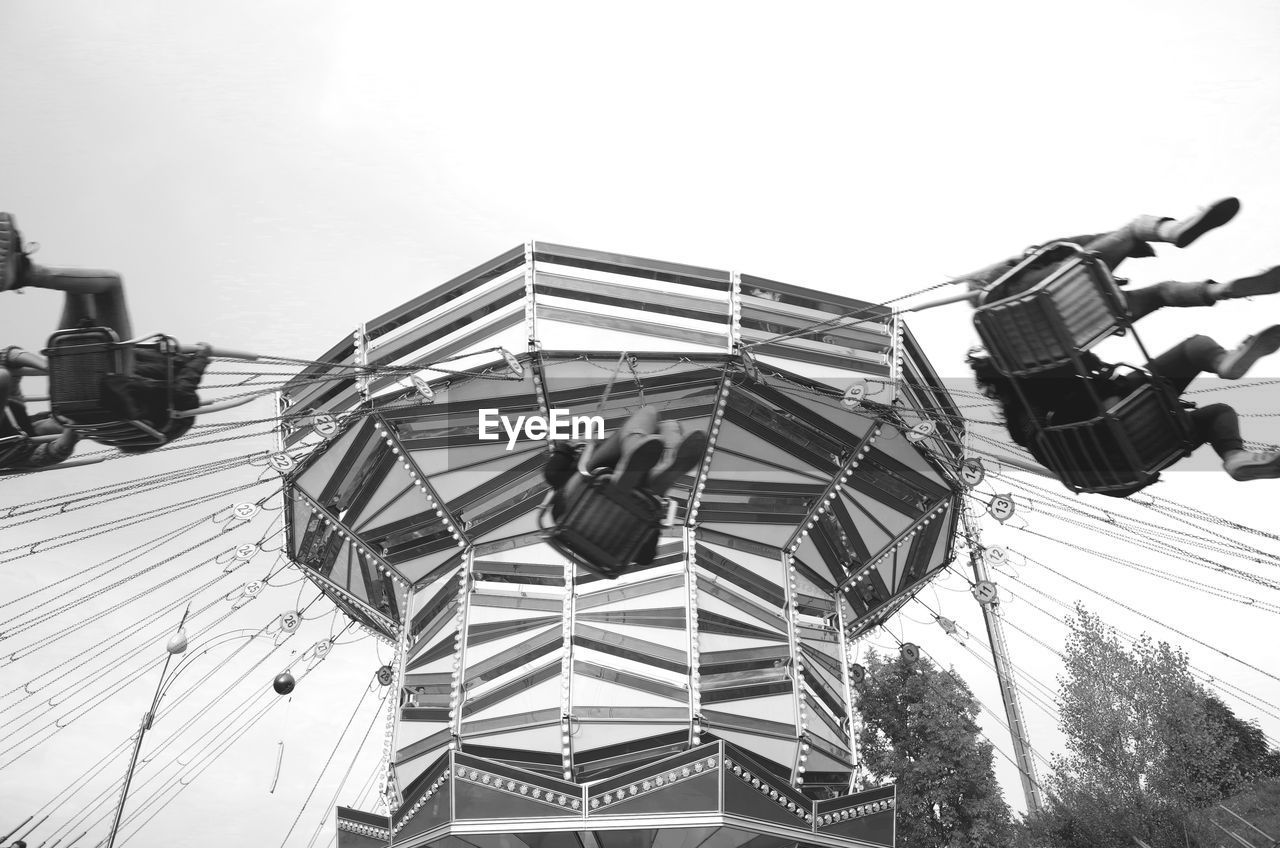 LOW ANGLE VIEW OF BUILT STRUCTURE