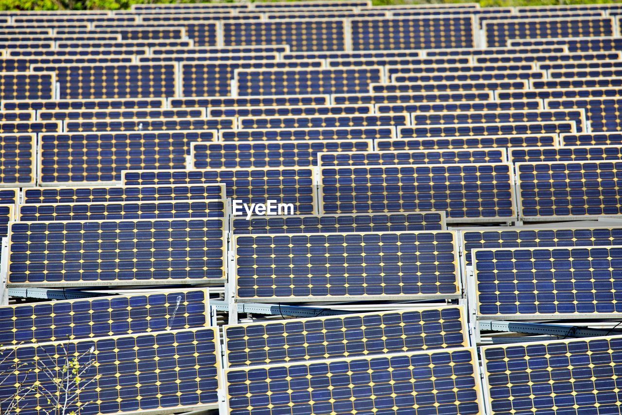 Solar panel field