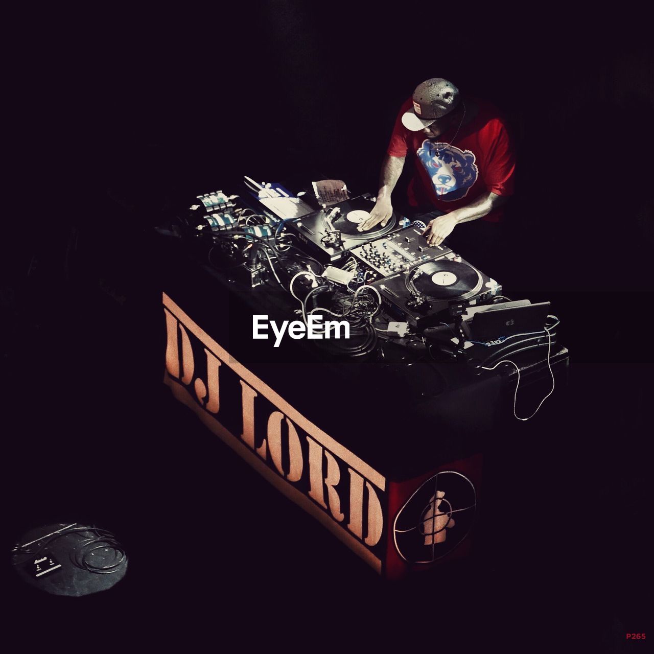 VIEW OF ILLUMINATED TUNNEL