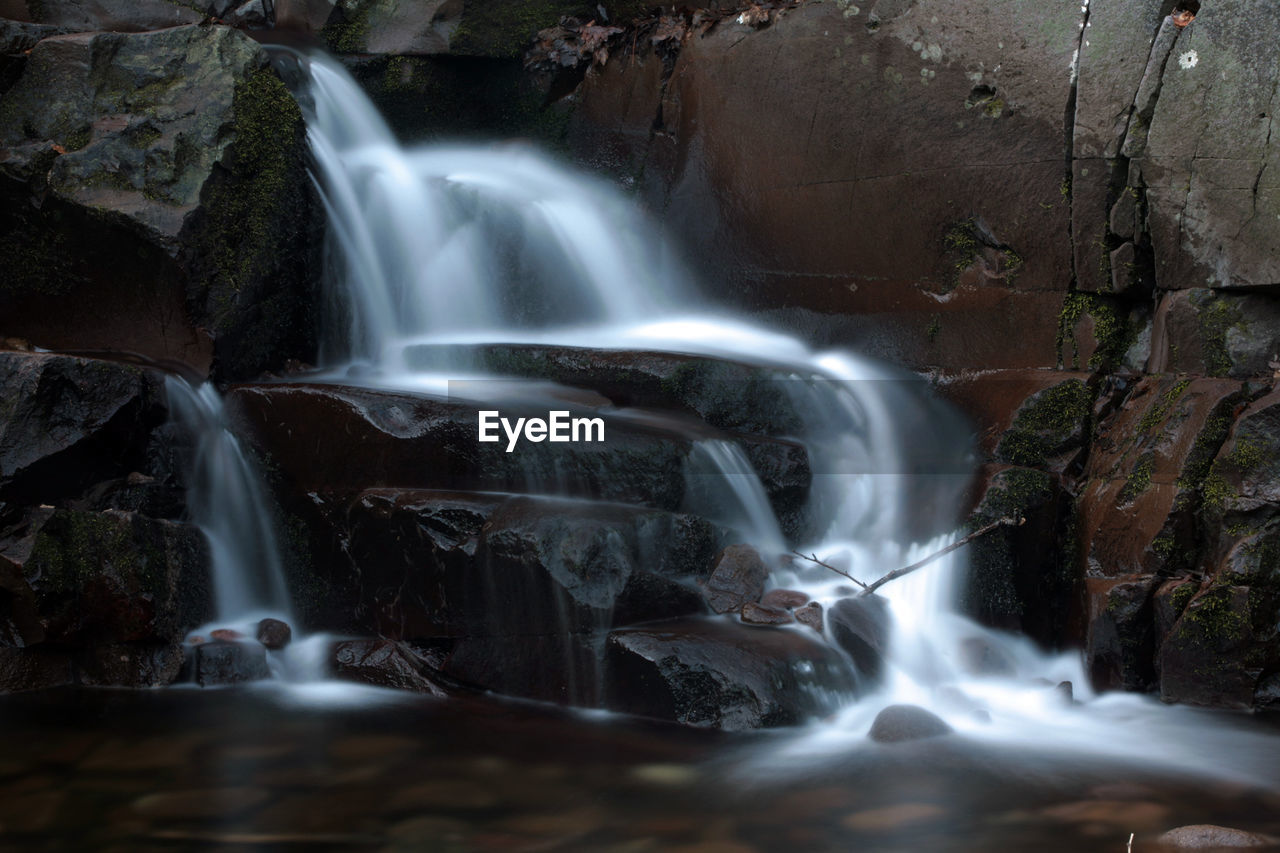 SCENIC VIEW OF WATERFALL