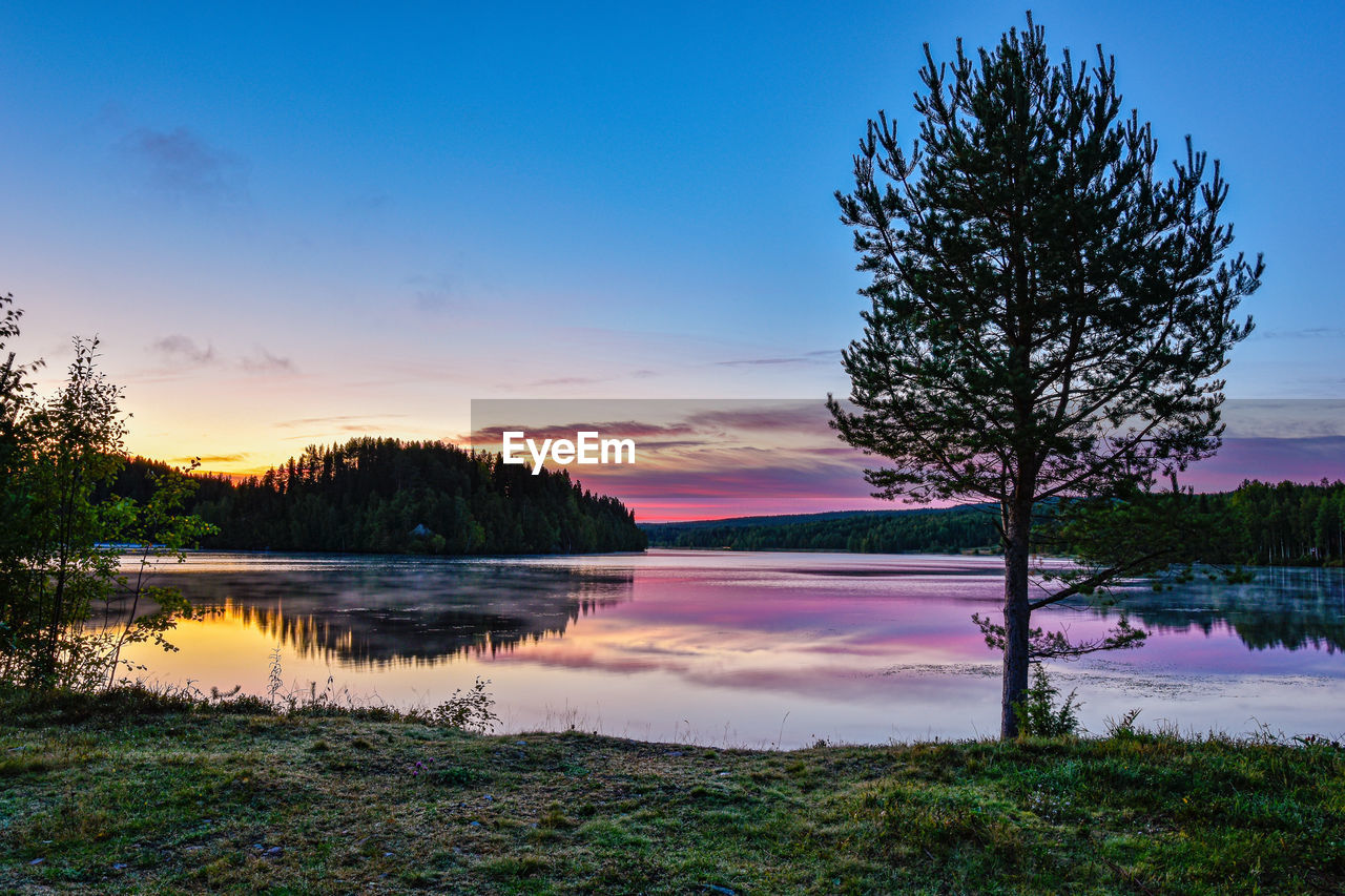 Sunrise in juotasniemi, lapland finland.