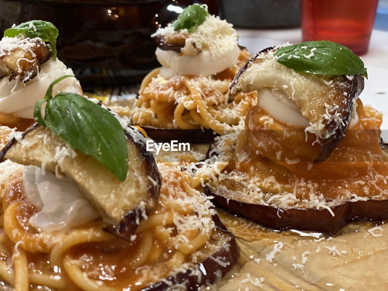 CLOSE-UP OF DESSERT ON PLATE