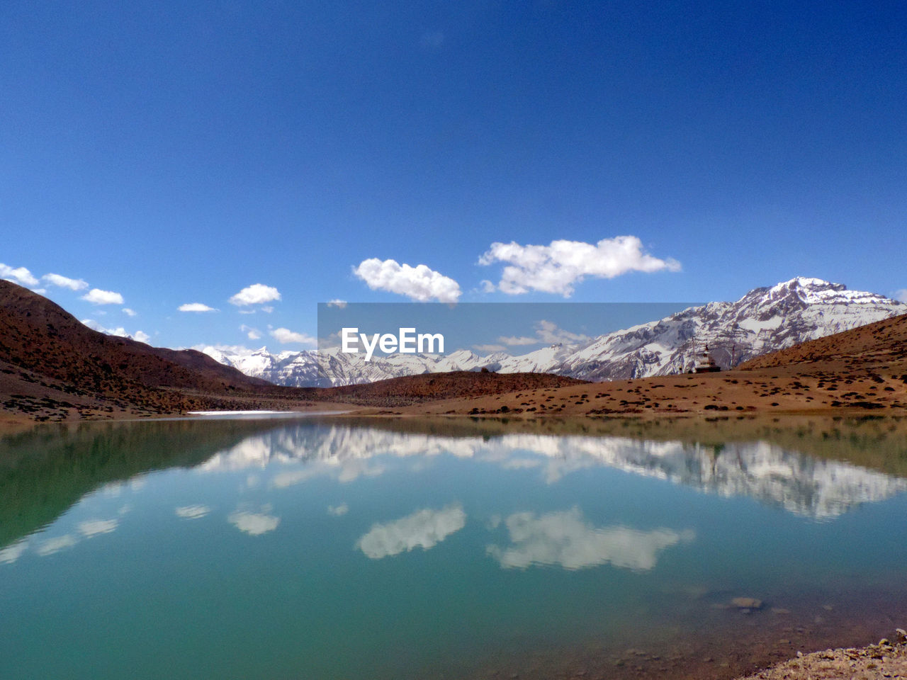 Scenic view of dhankar lake