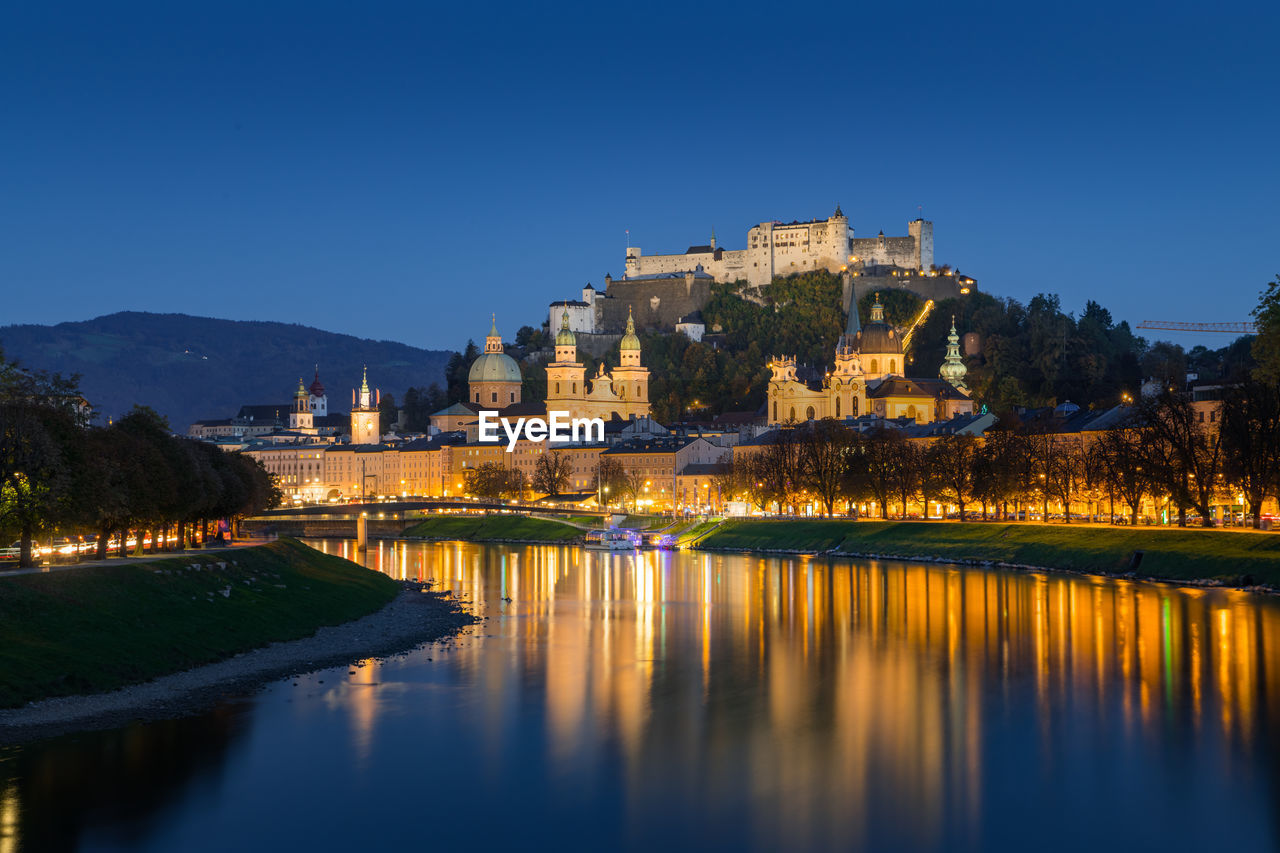 Salzburg historic town center, austria