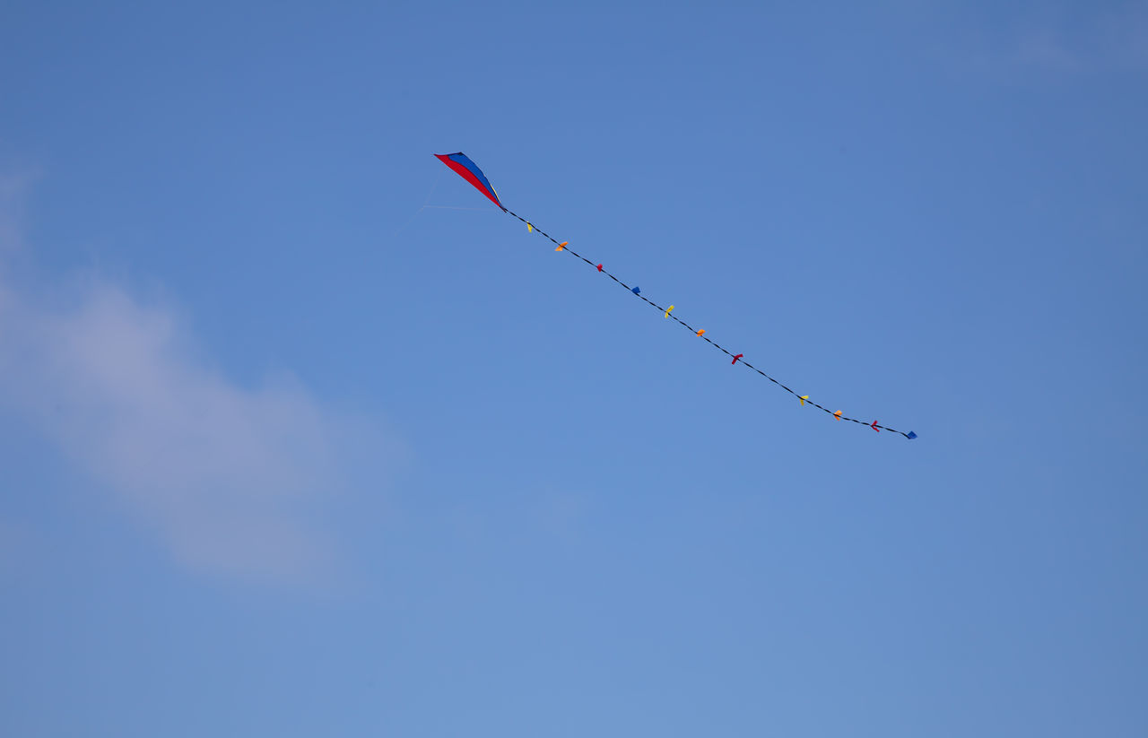 LOW ANGLE VIEW OF AIRSHOW IN SKY