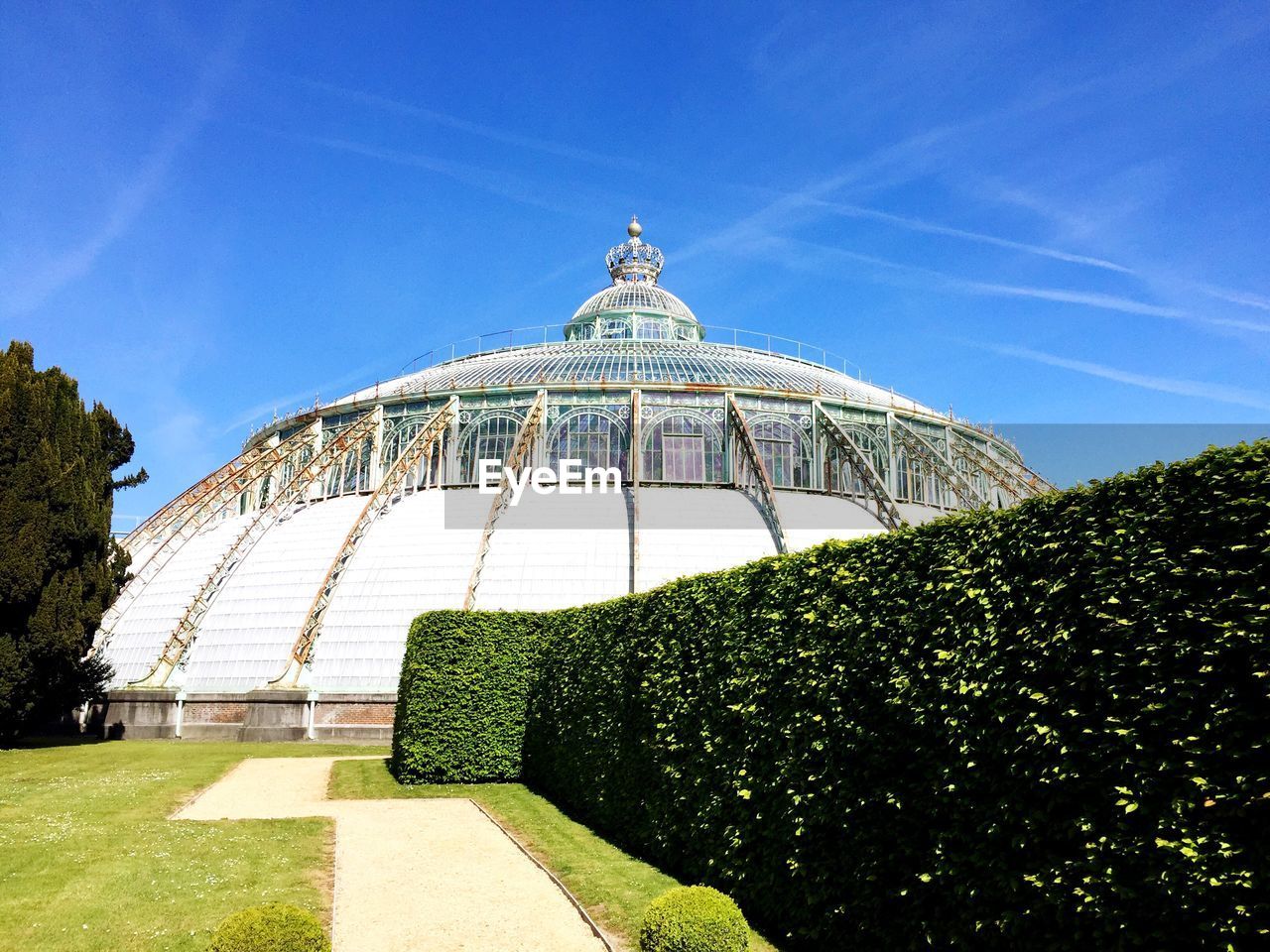 VIEW OF STRUCTURE AGAINST BLUE SKY