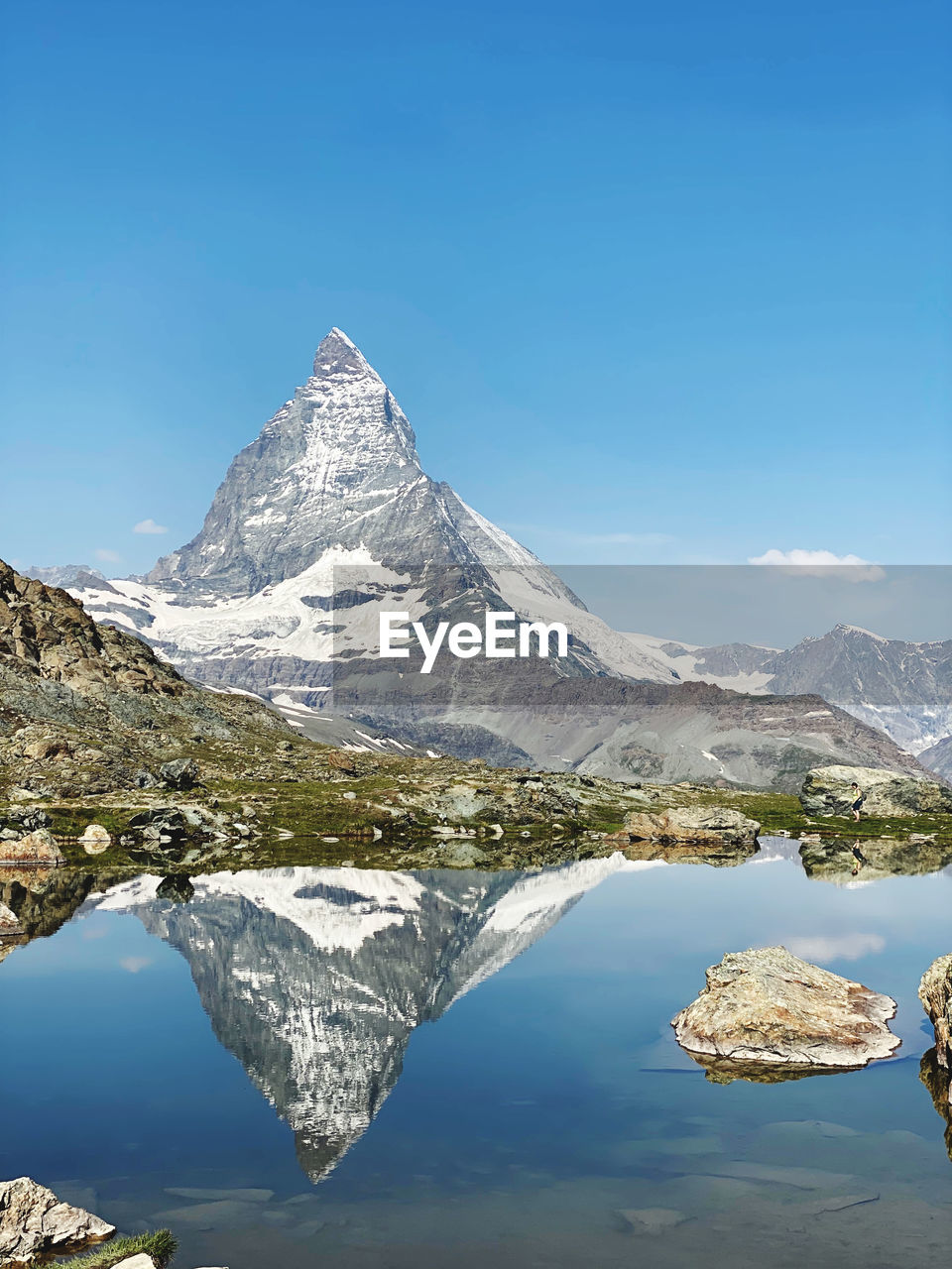 Matterhorn reflecting on water