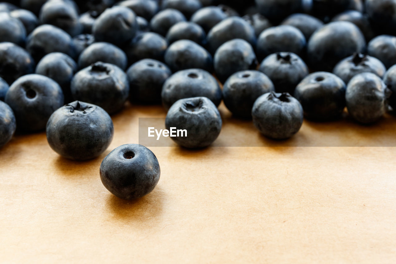 HIGH ANGLE VIEW OF FRUITS