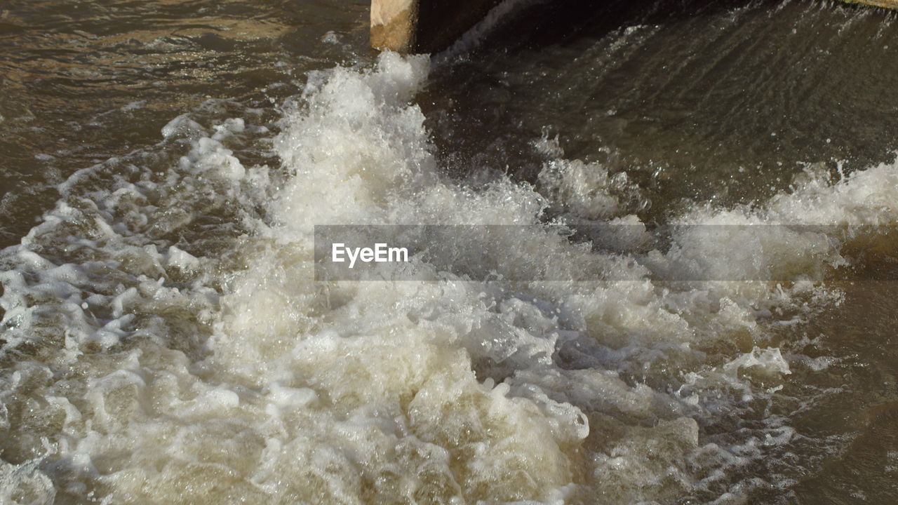 WATER SPLASHING ON ROCKS