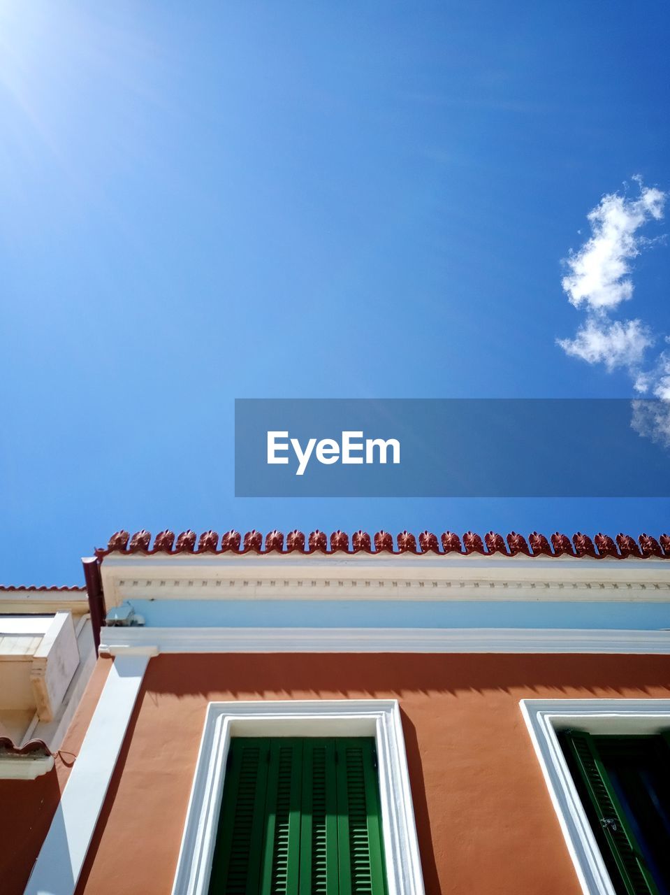 Low angle view of building against sky