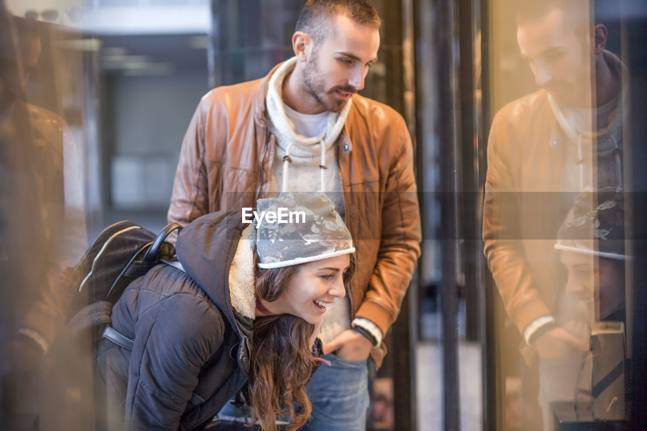 Young couple in the city