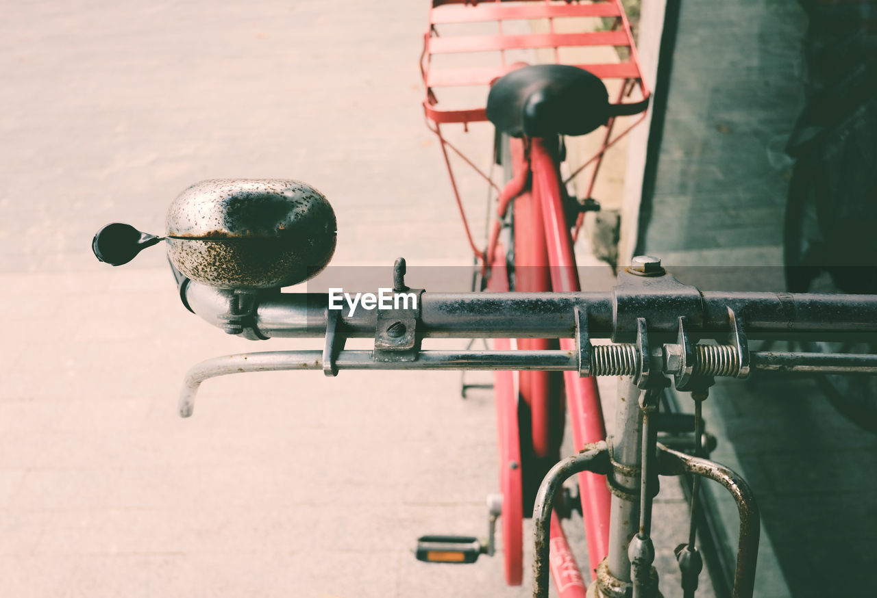 Close-up of bicycle