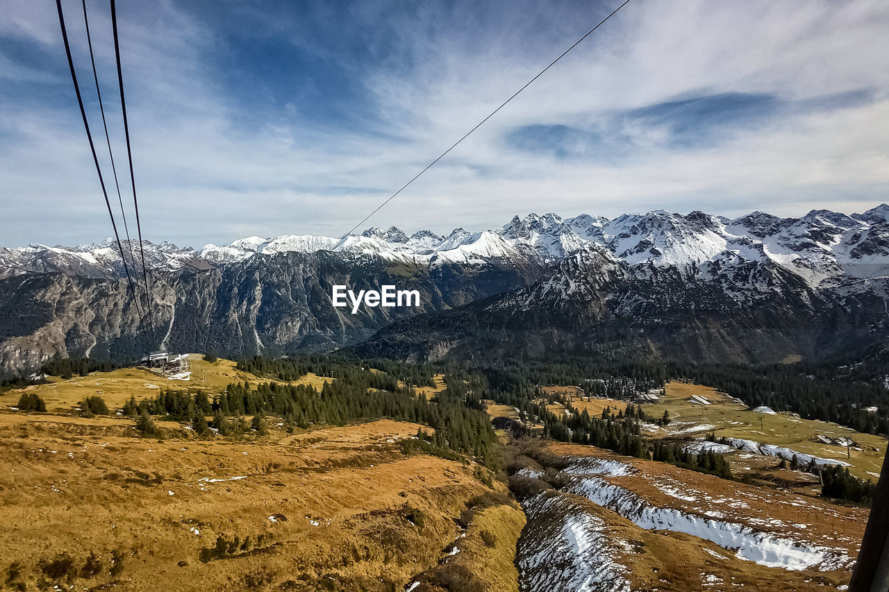 SNOWCAPPED MOUNTAINS AGAINST SKY