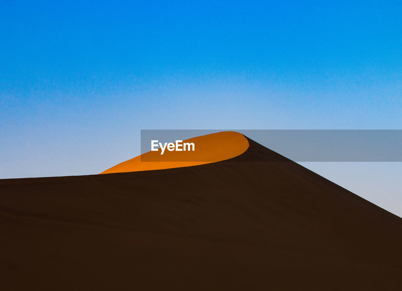 Low angle view of orange sky