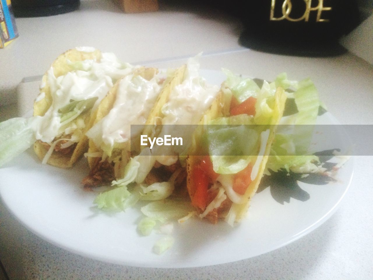 CLOSE-UP OF SERVED FOOD