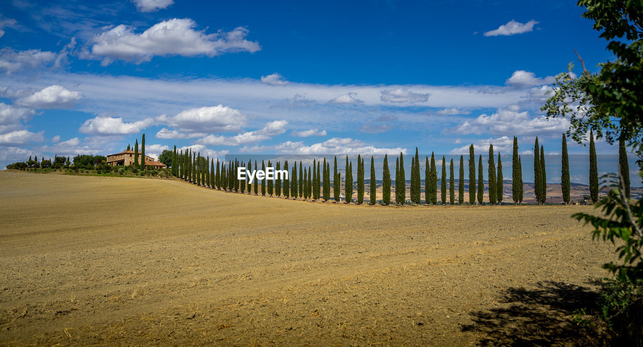 PANORAMIC VIEW OF LAND AGAINST SKY