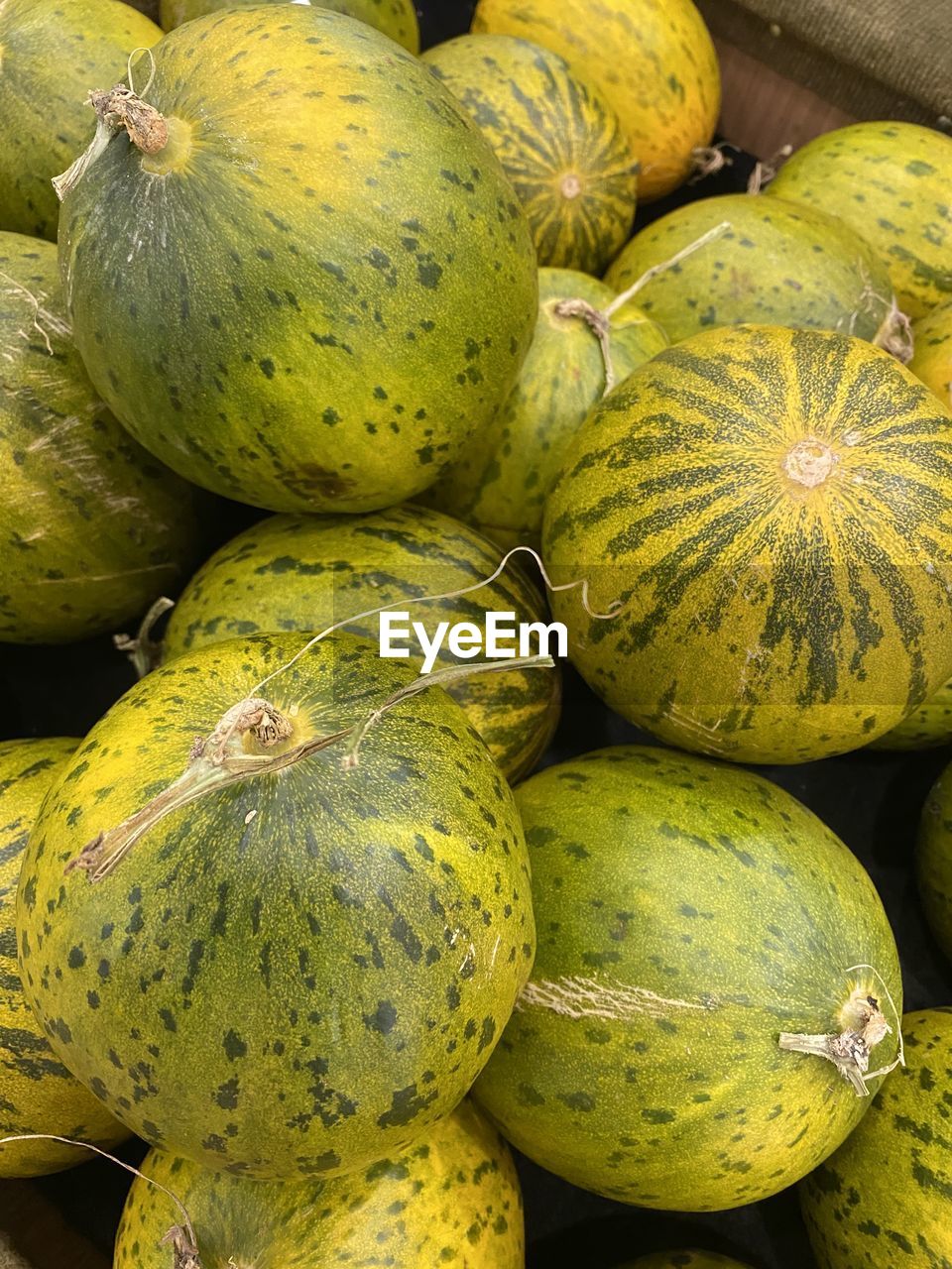 High angle view of fruits for sale in market