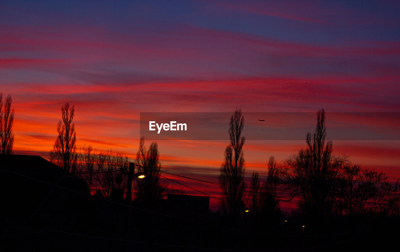 Colourful sunset 