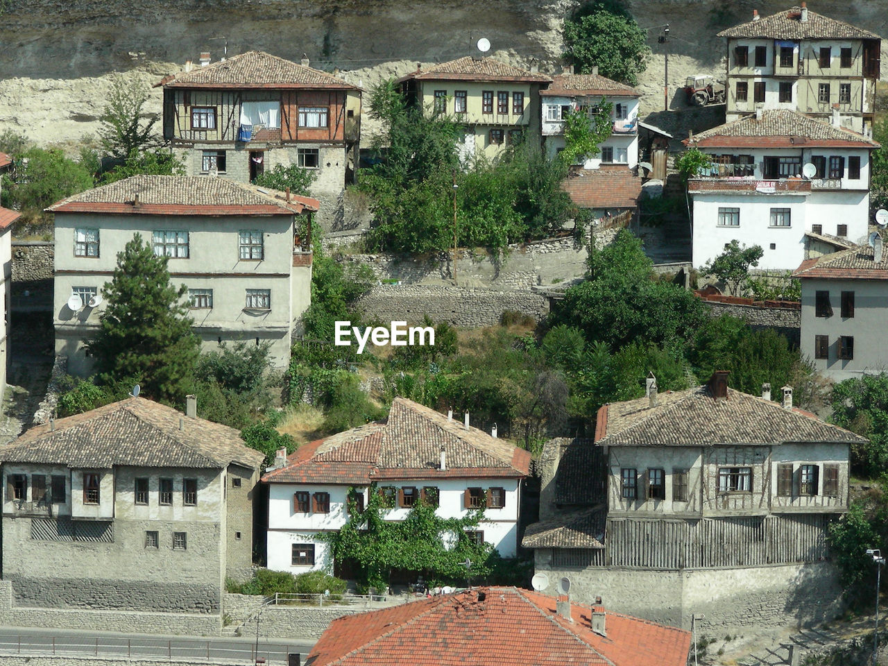 View of residential buildings