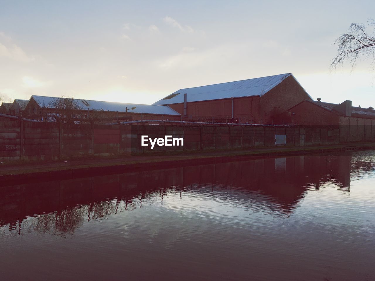 REFLECTION OF BUILT STRUCTURE IN WATER