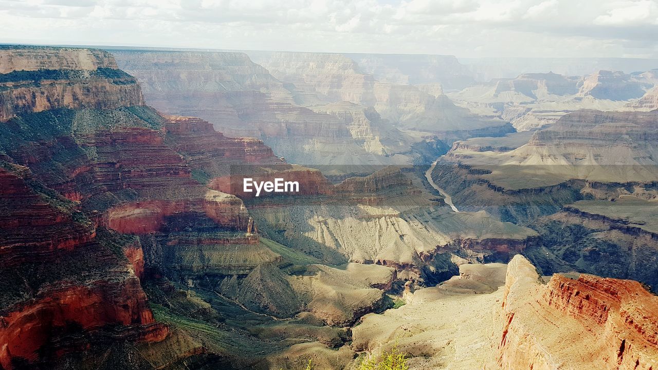 AERIAL VIEW OF LANDSCAPE WITH MOUNTAIN RANGE