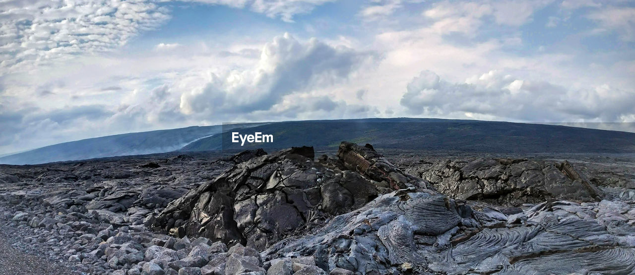 PANORAMIC VIEW OF ARID LANDSCAPE