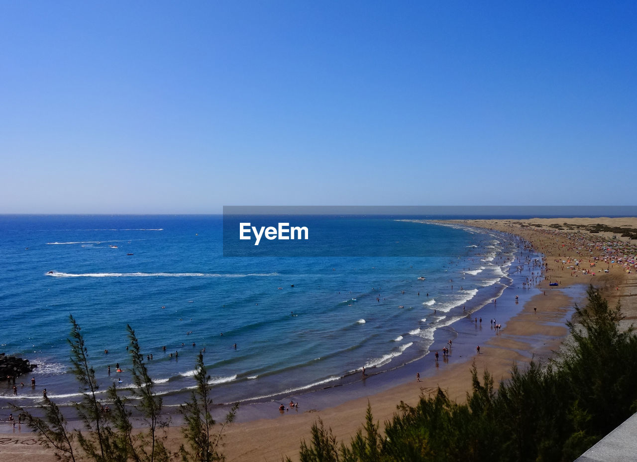 Aerial view of beach