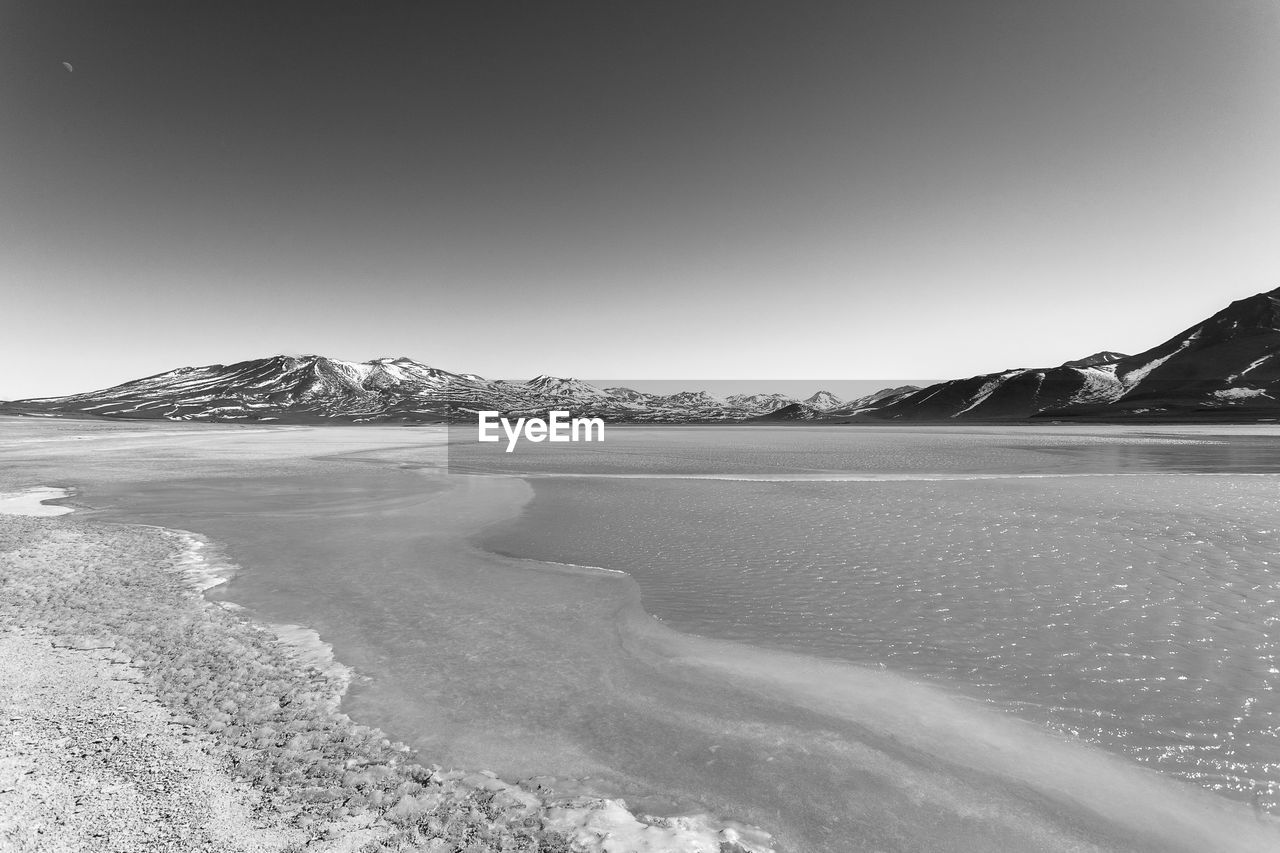 SCENIC VIEW OF SNOWCAPPED MOUNTAIN AGAINST SKY