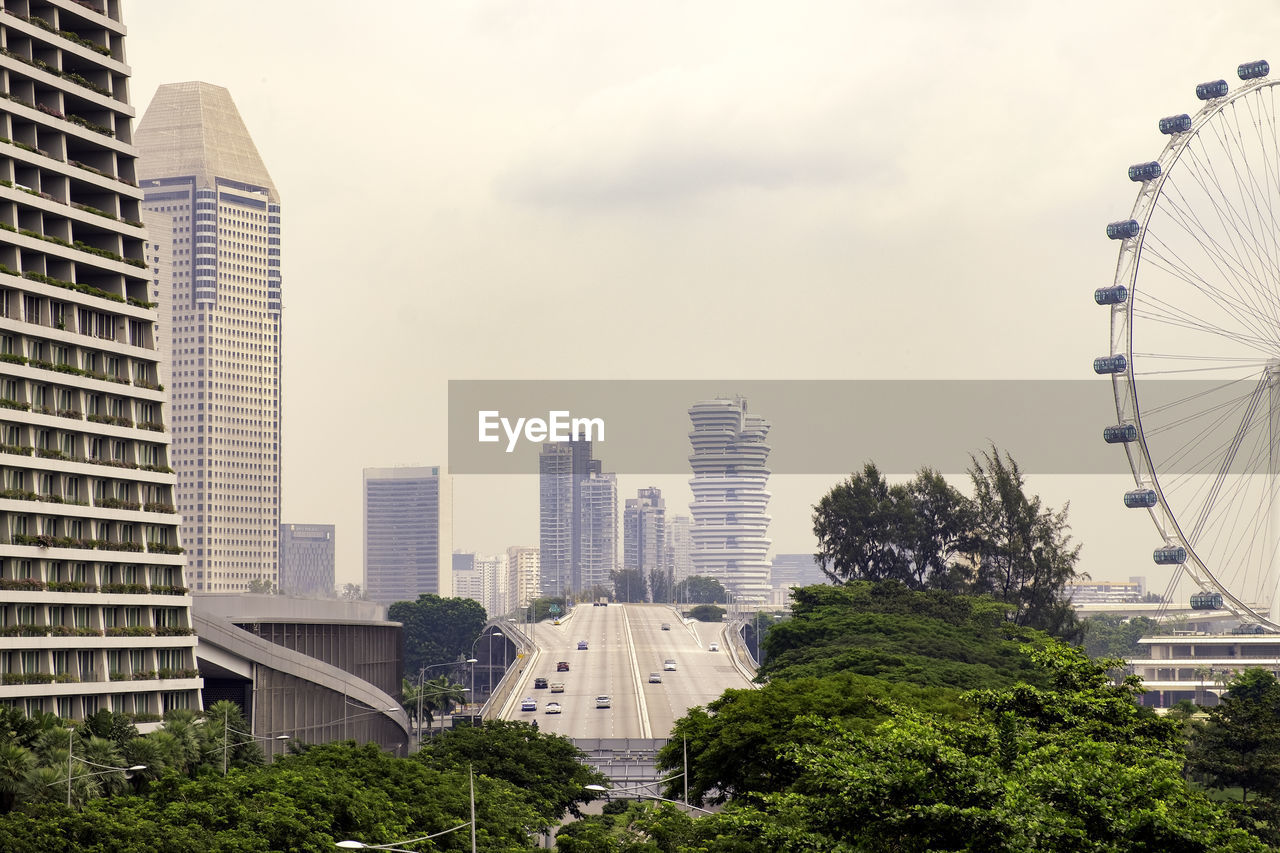 VIEW OF CITY AGAINST SKY