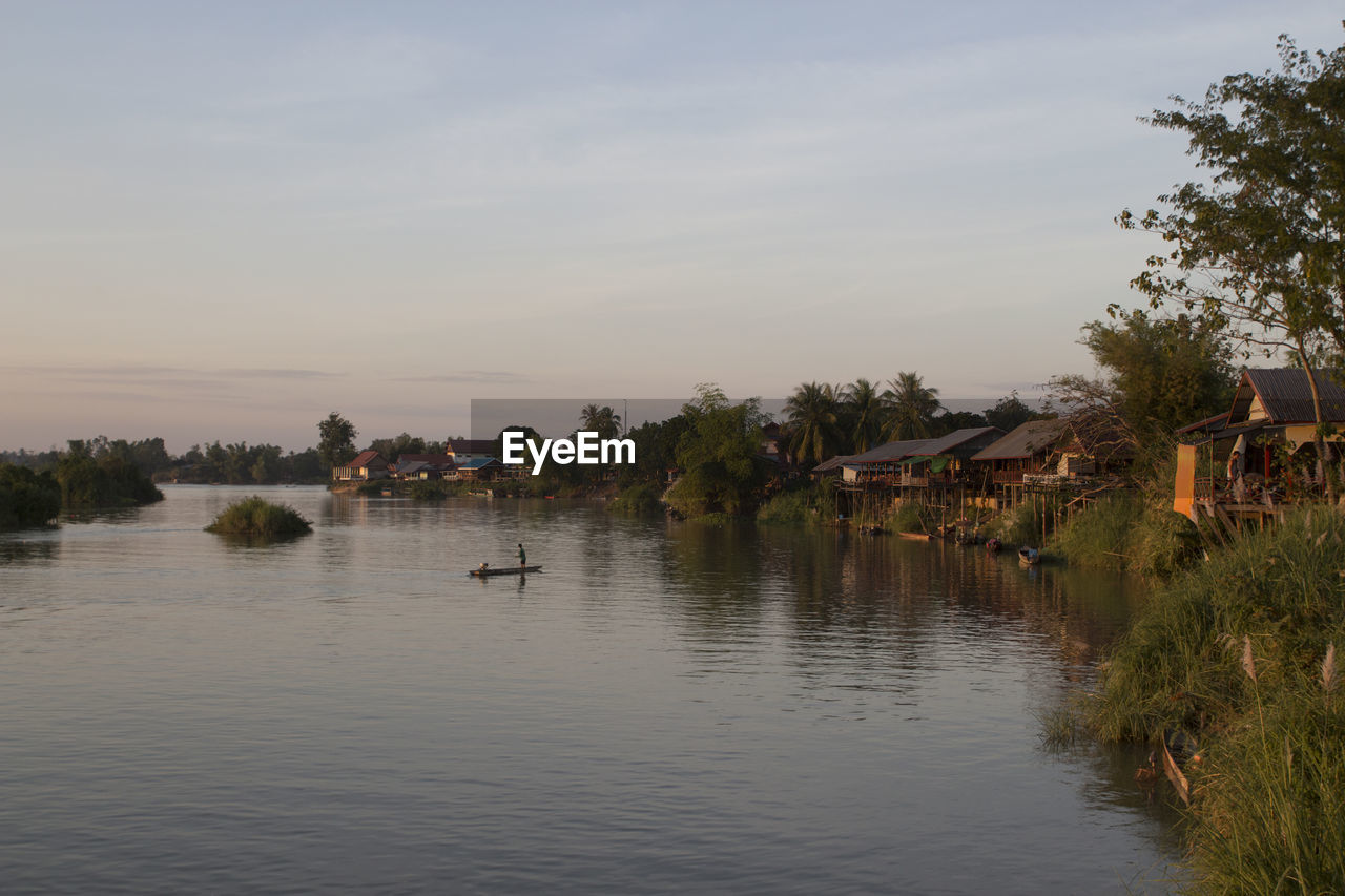 Mekong delta in laos.