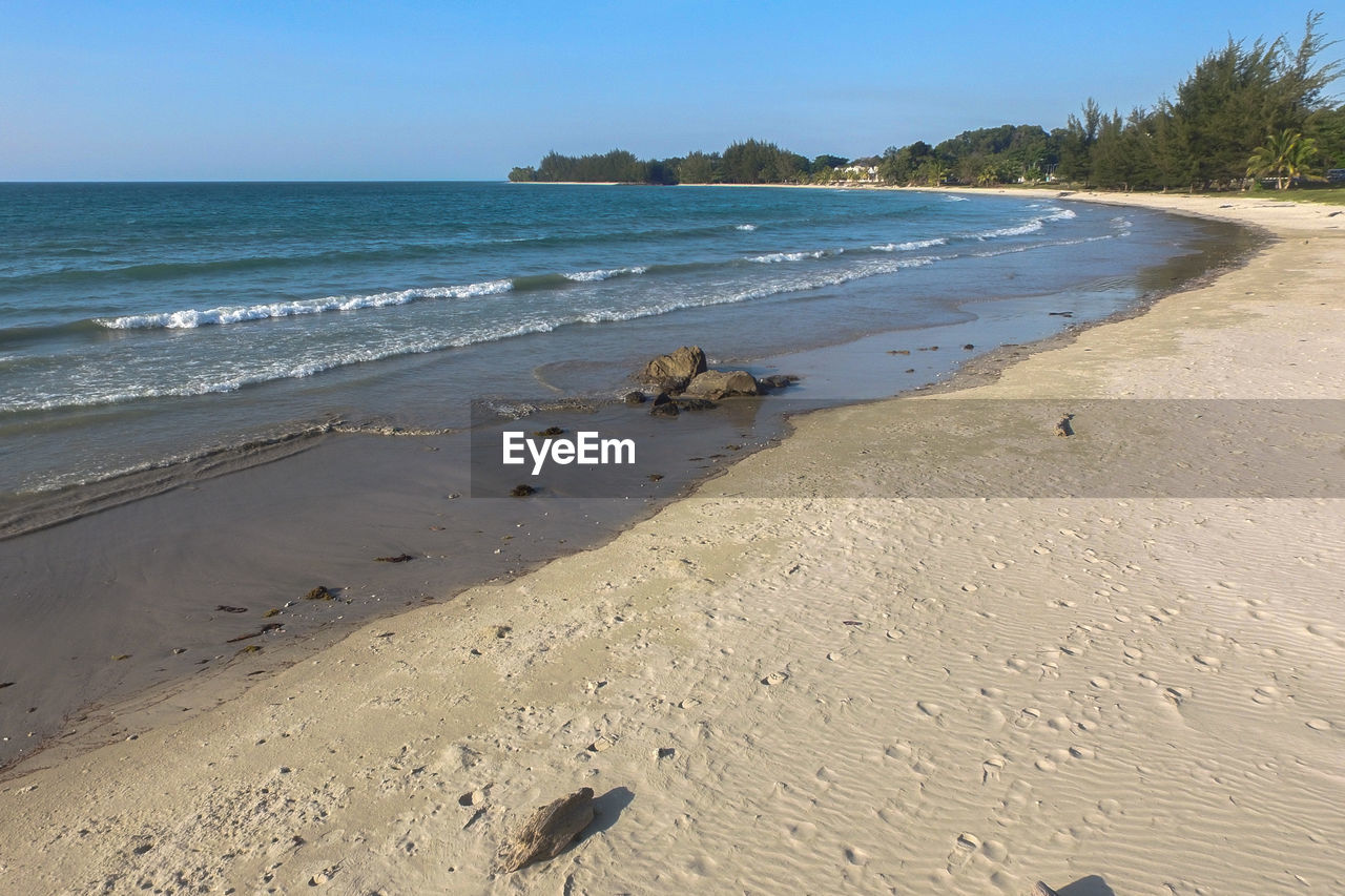 VIEW OF BEACH AGAINST THE SKY