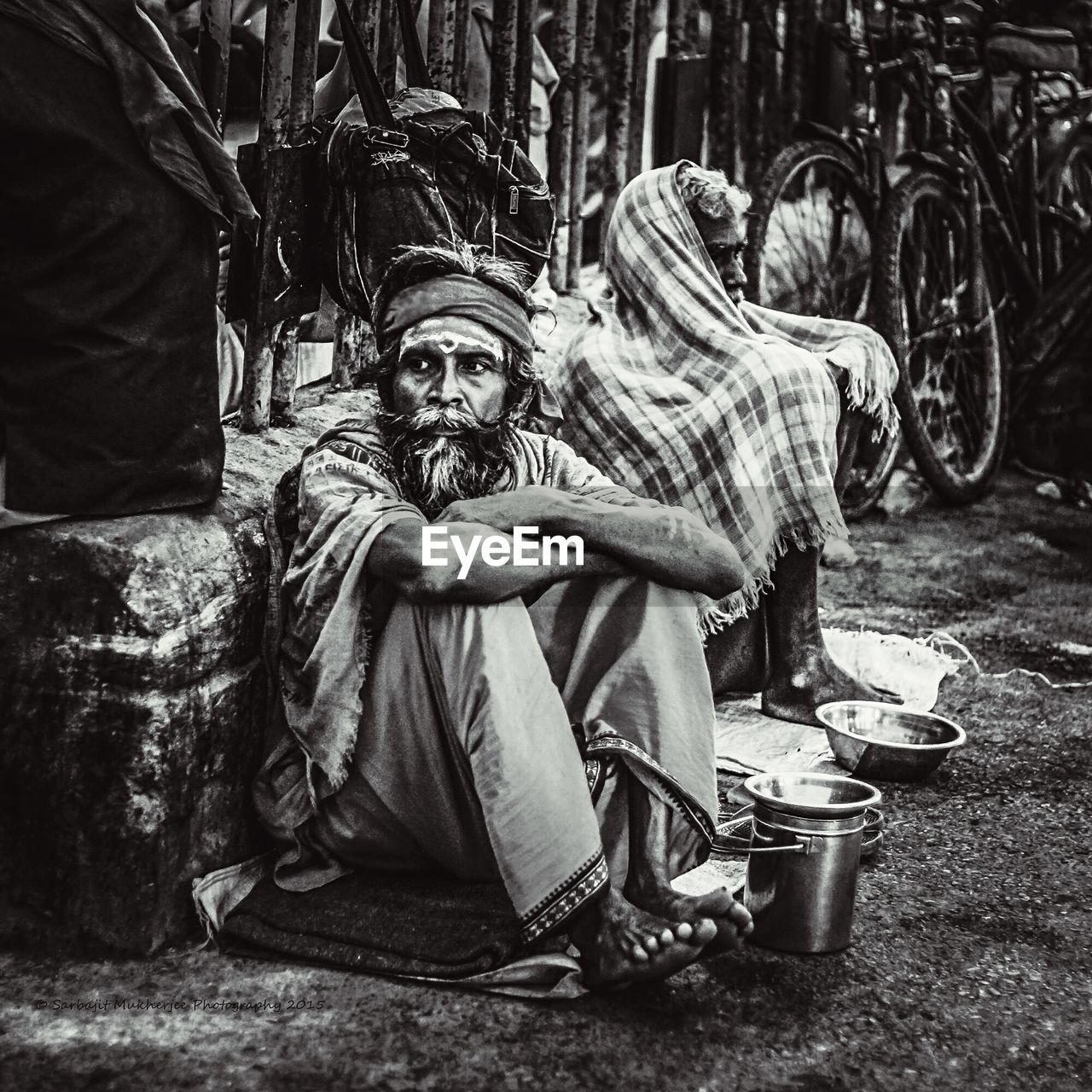 PORTRAIT OF PEOPLE SITTING ON BICYCLE